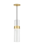 Clear/Clear<br>Natural Brass Ring