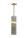 Smoke/Smoke<br>Natural Brass Ring (Lit)