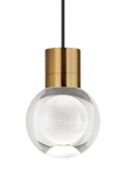 Natural Brass<br>Black Cord