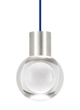 Satin Nickel Finish<br>Blue Cord
