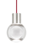 Satin Nickel Finish<br>Red Cord