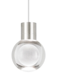 Satin Nickel Finish<br>White Cord
