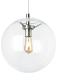 Clear / Satin Nickel<br>Incandescent<br>