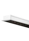 Satin Aluminum with Black Louver Shown On