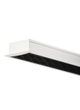 White with Black Louver Shown Off