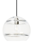 Clear/ Satin Nickel