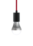 Black<br>Modern Socket<br>Red Cord