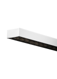 Satin Aluminum with Black Louver Shown On