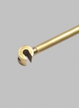 Hook Detail<br>Natural Brass