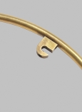 Hook Detail<br>Natural Brass
