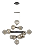 Smoke / Polished Nickel