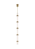 6-Glass/Aged Brass